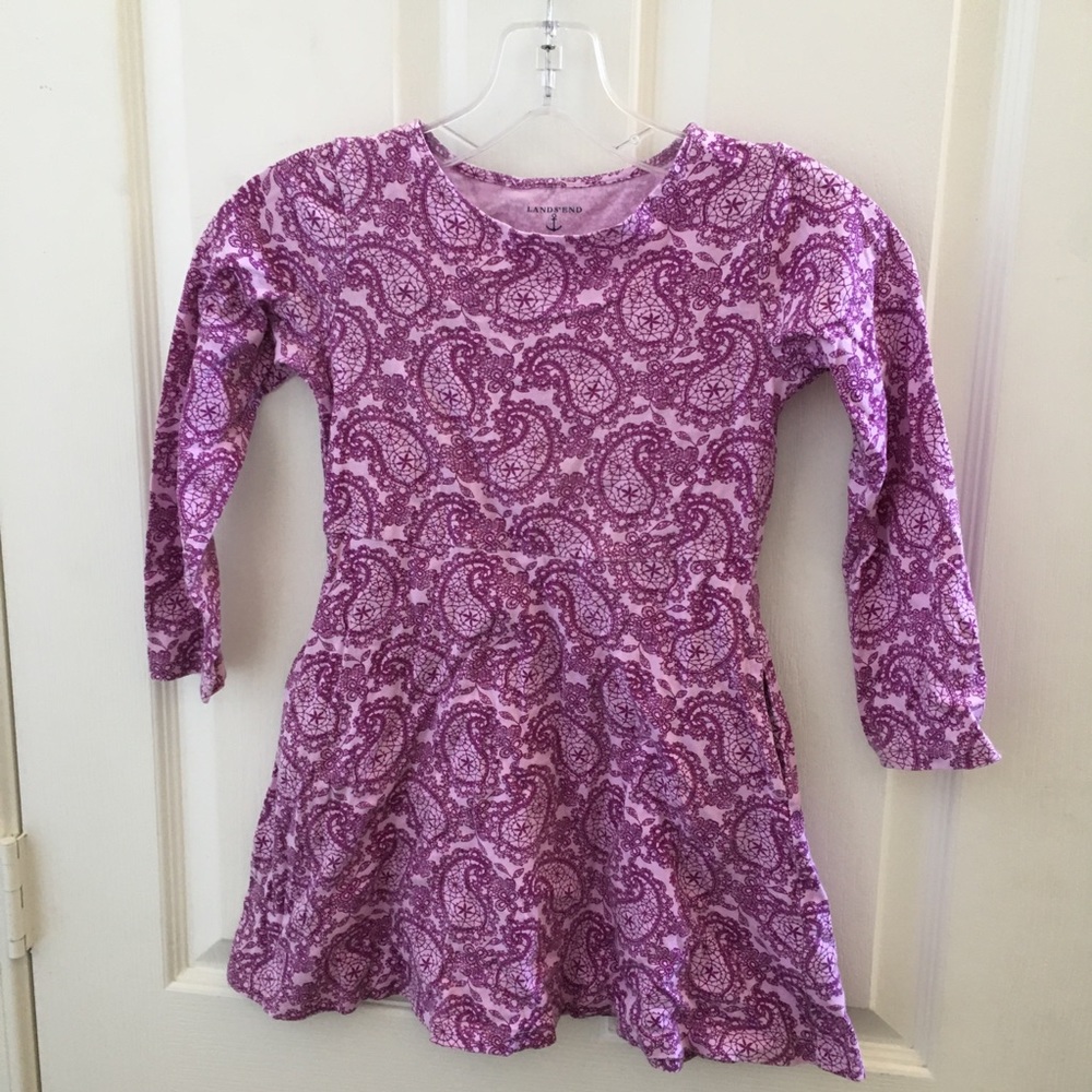 FINAL MARKDOWN Girls lands end dress medium 5/6